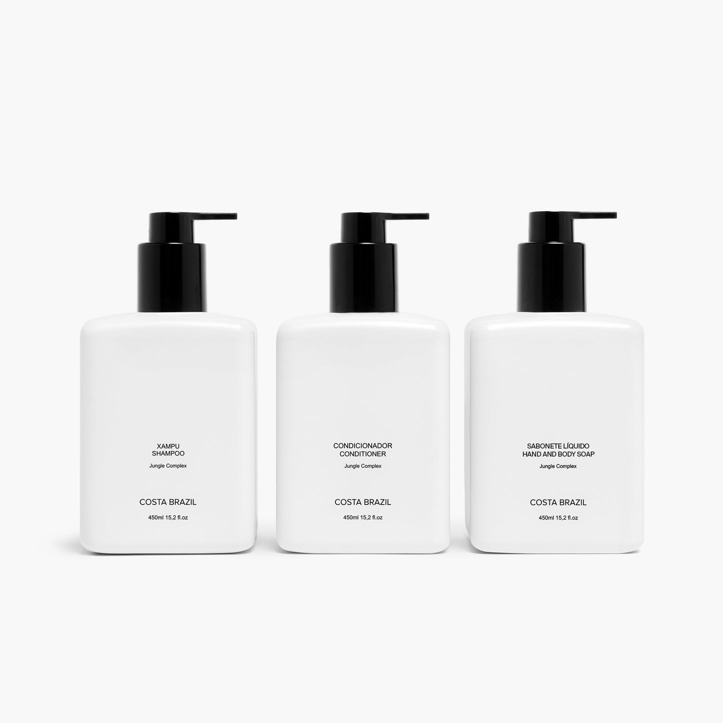 HOTEL COLLECTION SHAMPOO, CONDITIONER + SHOWER GEL