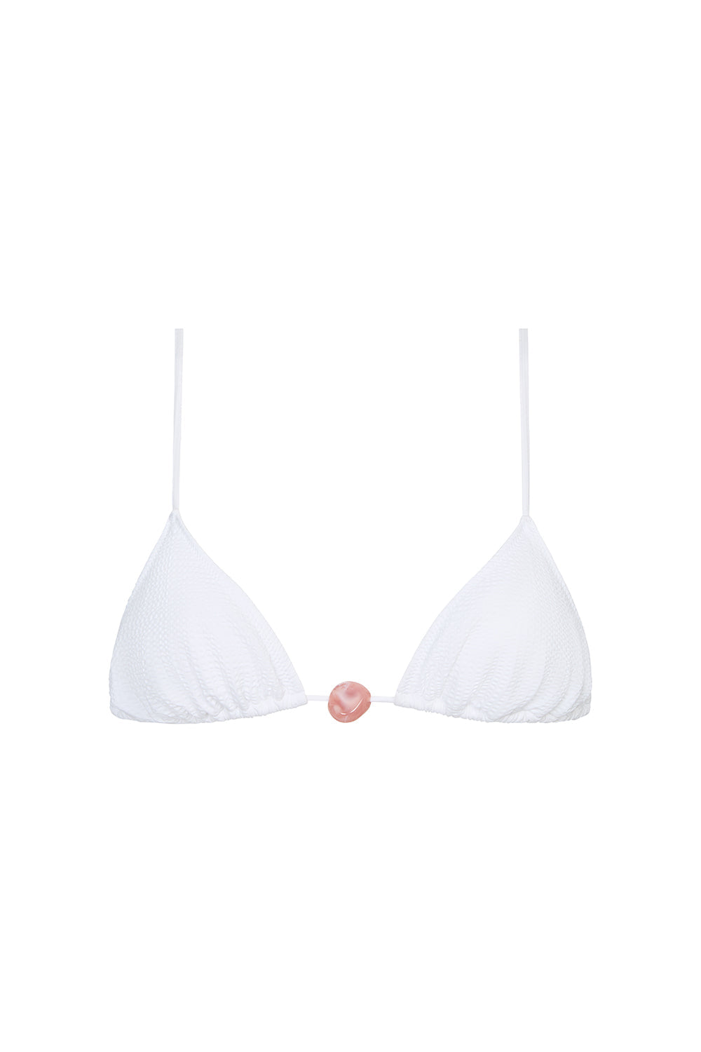 Tropic of C superfine equator top in white seersucker