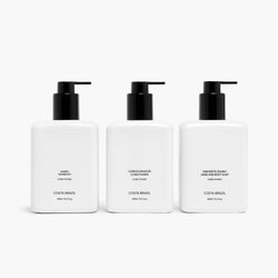 HOTEL COLLECTION SHAMPOO, CONDITIONER + SHOWER GEL